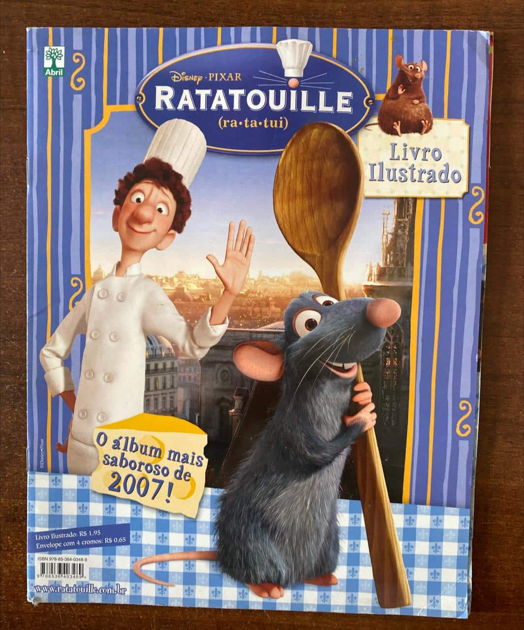 | Casa do Colecionador Álbum Ratatouille - editora abril