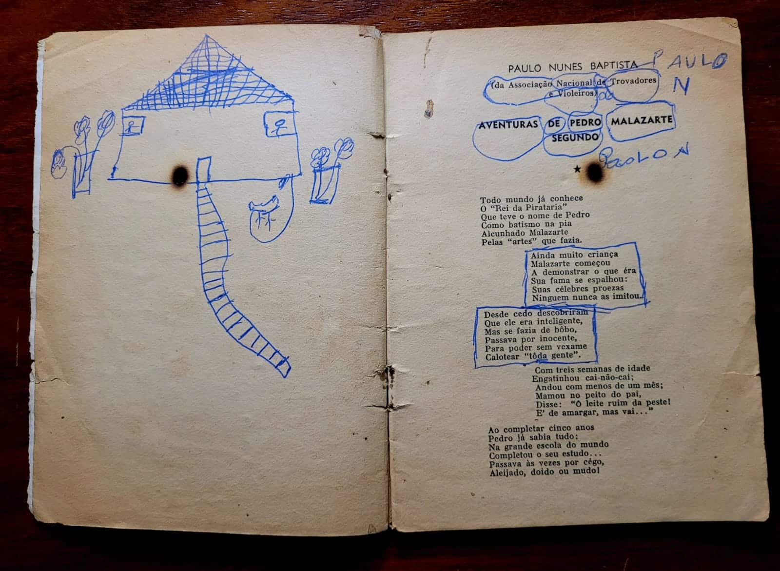 | Casa do Colecionador Aventuras de Pedro Malazarte Segundo (Editora Prelúdio) Paulo Nunes Batista - 1958