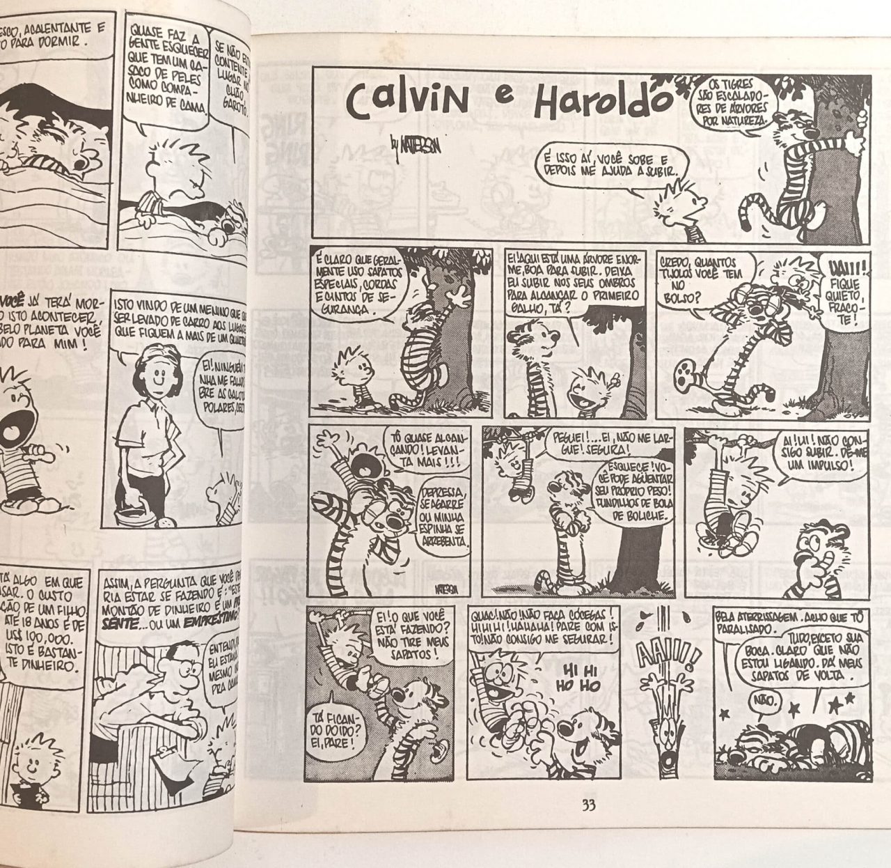 | Casa do Colecionador Calvin e Haroldo: Yukon, Hei! Cedibra-1989. HQ/Gibi