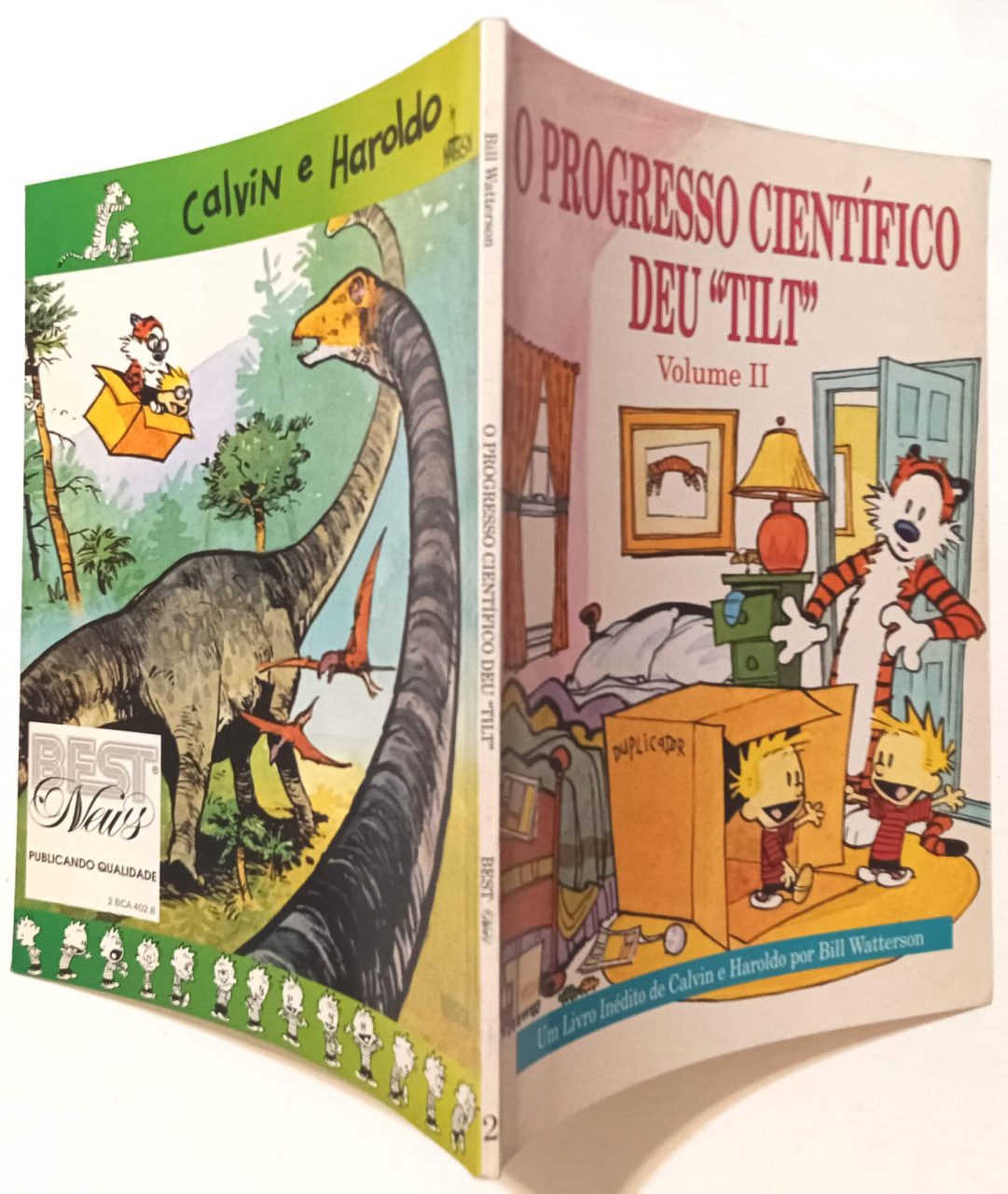 | Casa do Colecionador Calvin e Haroldo: Yukon, Hei! Cedibra-1989. HQ/Gibi