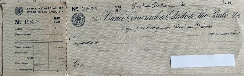 CHEQUE BANCÁRIO