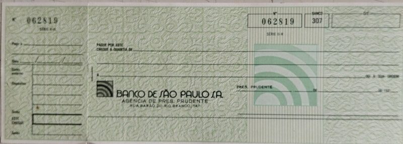 CHEQUE BANCÁRIO