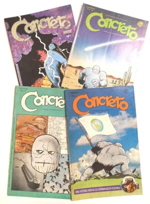 Concreto nº 1,2 e 3 Toviassú/1991 + nº 1 Best News//1990. HQ/Gibi