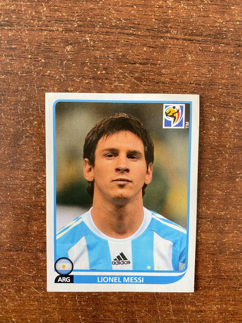 | Casa do Colecionador Figurinha Messi Copa do mundo 2010