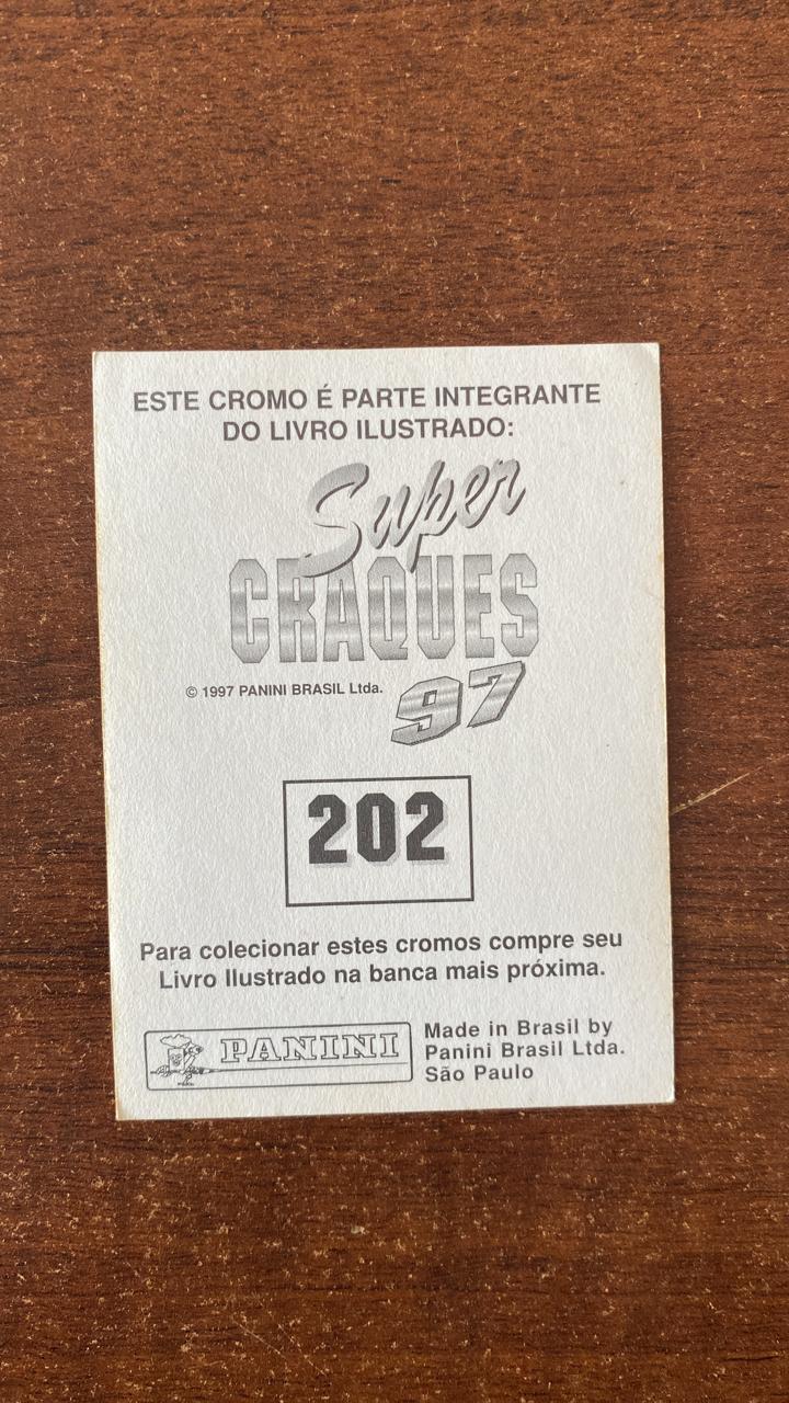 | Casa do Colecionador Figurinha Ronaldo fenômeno - Super Craques 97