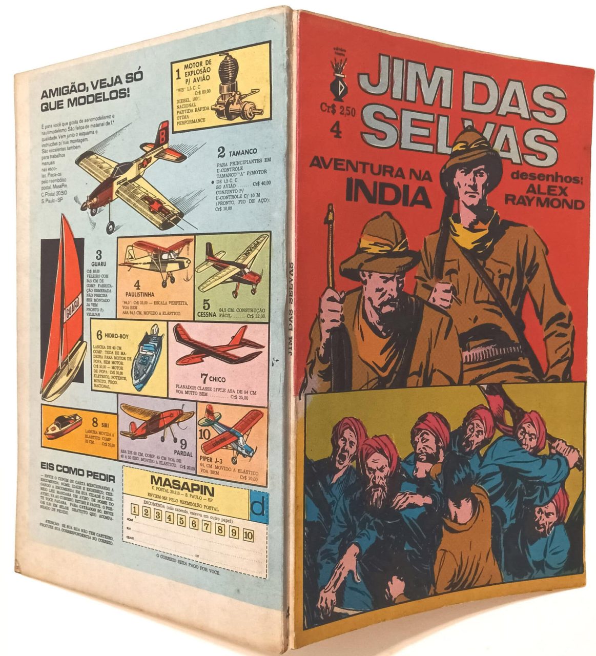 | Casa do Colecionador Jim das Selvas nº 4, Trieste, 1972. HQ/Gibi