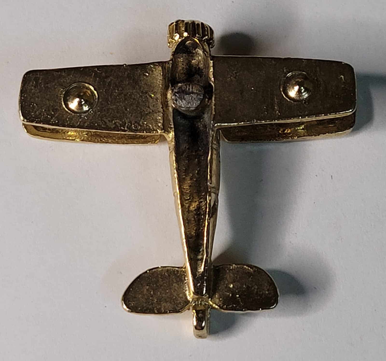 | Casa do Colecionador Miniatura em Metal de um Avião