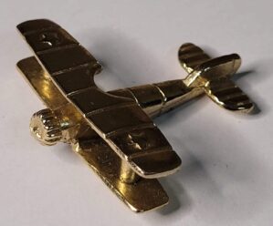 Miniatura em Metal de um Avião