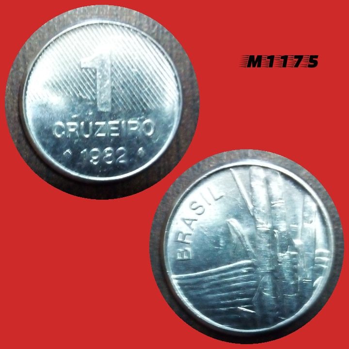 | Casa do Colecionador Moeda 1 cruzeiro - Aço Inox - 3,2g - 20mm - 1982 - M1175