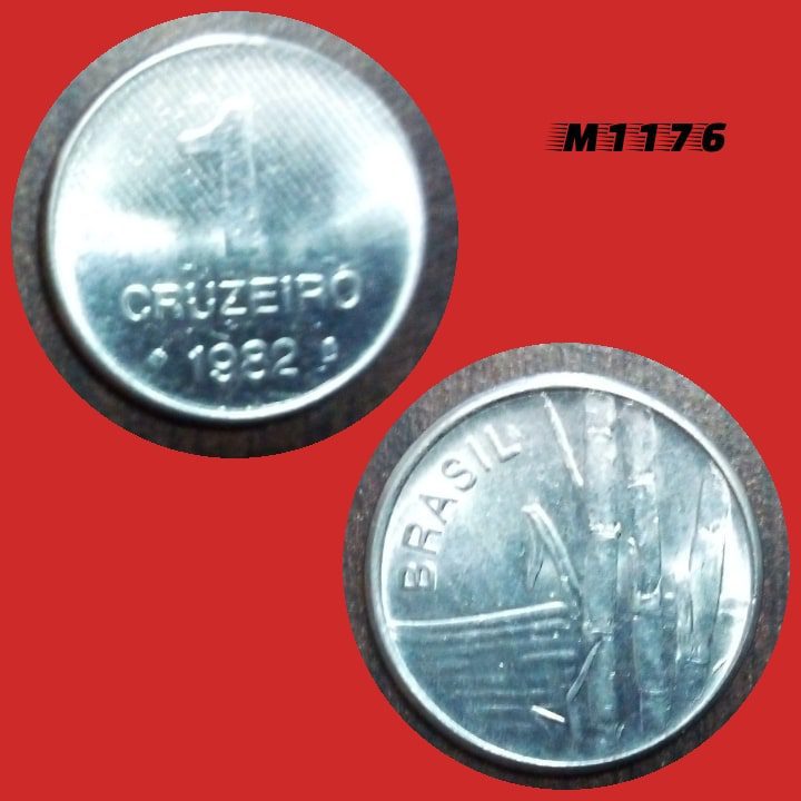 | Casa do Colecionador Moeda 1 cruzeiro - Aço Inox - 3,2g - 20mm - 1982 - M1176
