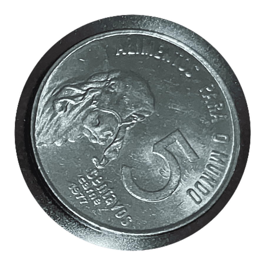| Casa do Colecionador Moeda de 5 Centavos 1977 FAO Sob/FC