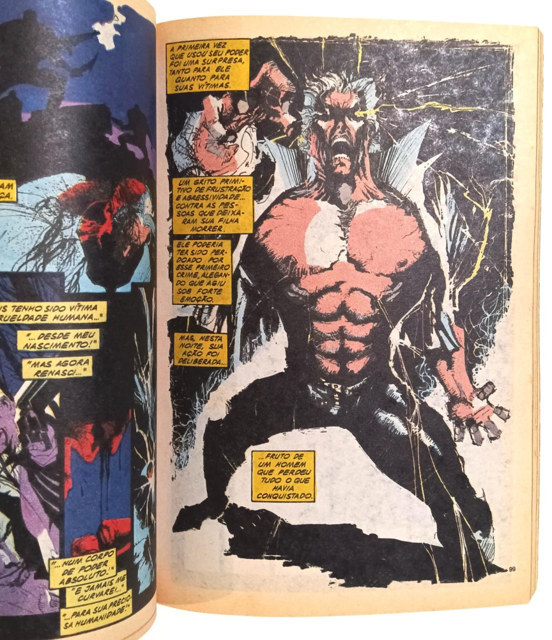 | Casa do Colecionador X-Men Gigante nº2: A Destruição de Wolverine, Abril-1996. HQ/Gibi