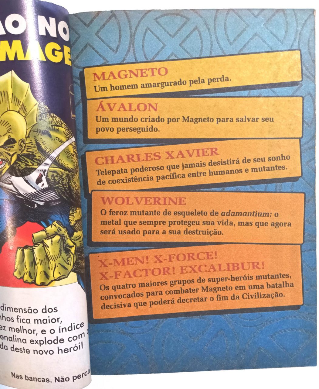| Casa do Colecionador X-Men Gigante nº2: A Destruição de Wolverine, Abril-1996. HQ/Gibi