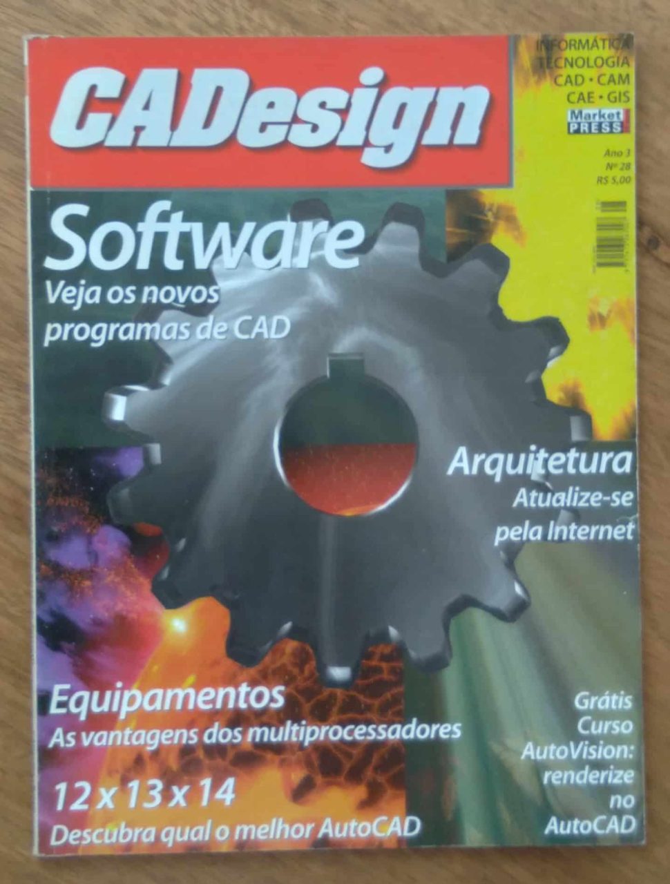 | Casa do Colecionador 243Q Revista Cadesign 28. Software equipamentos arquitetura.