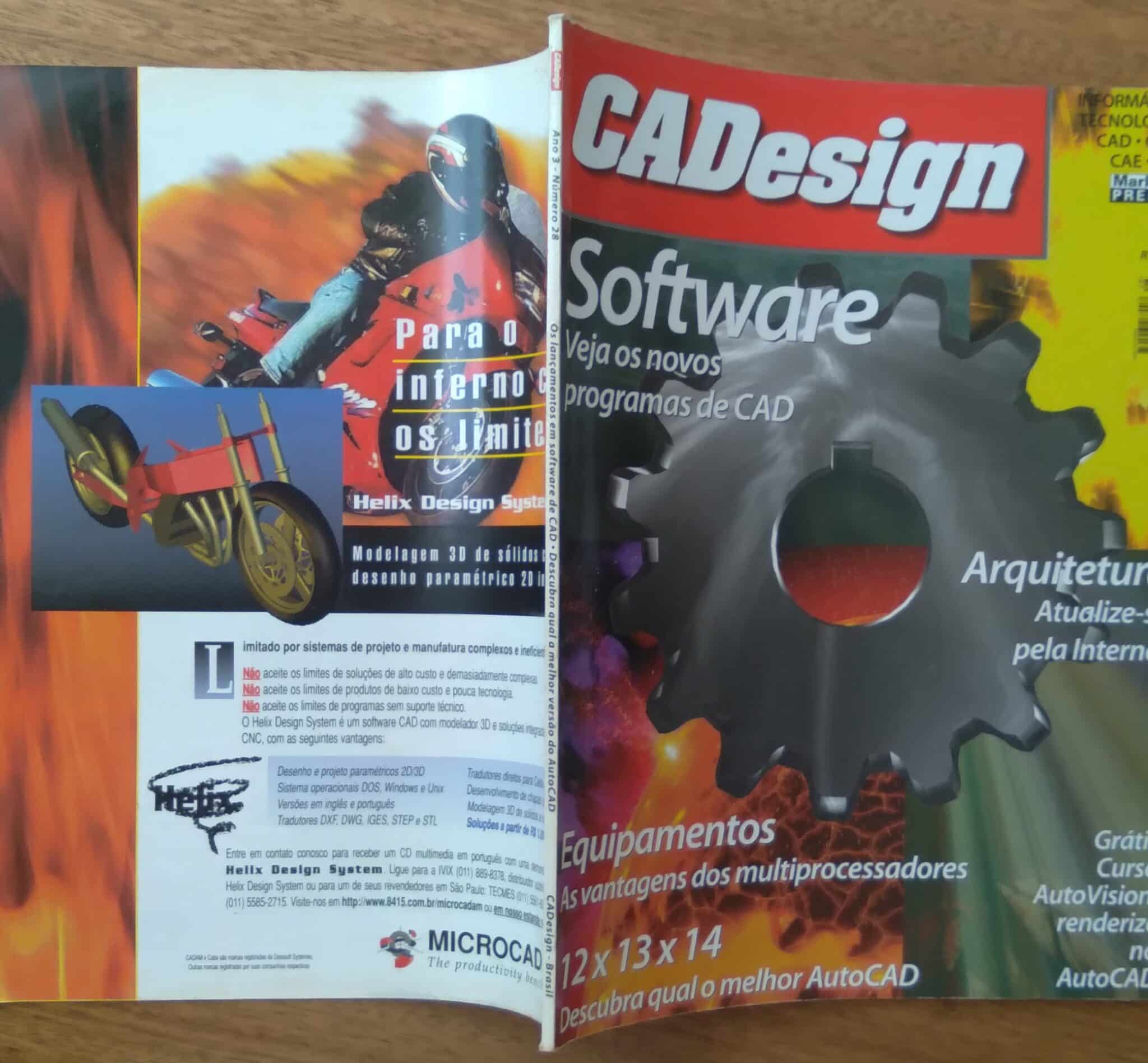 | Casa do Colecionador 243Q Revista Cadesign 28. Software equipamentos arquitetura.
