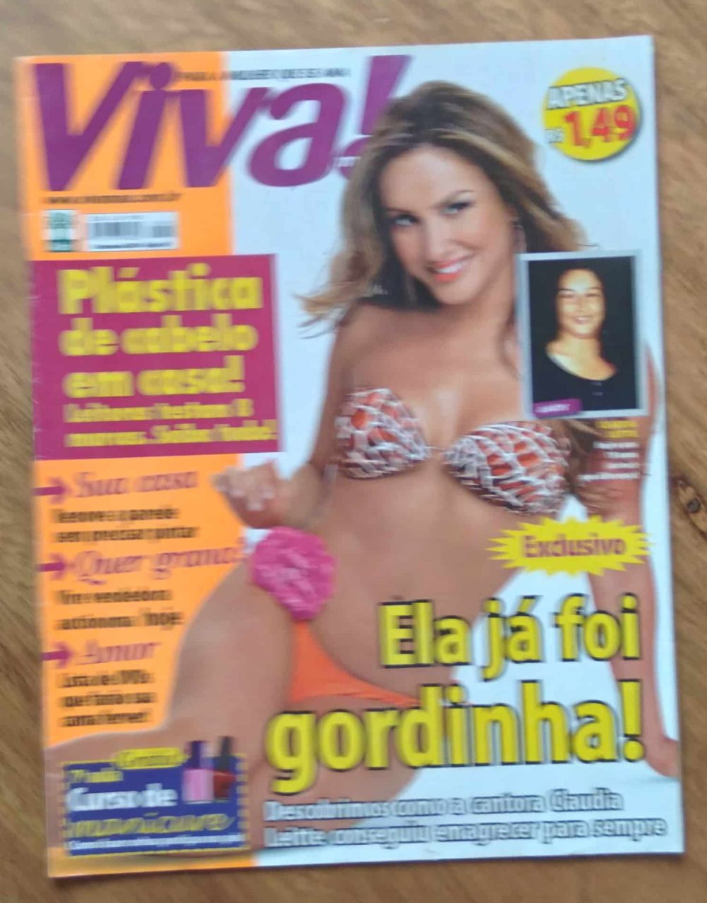 | Casa do Colecionador 243Q Revista Viva mais 450. Ela já foi gordinha. Plástica.