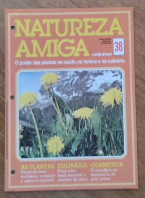 243S Fascículo Natureza amiga 38. Dente-de-leao orégano Pizza frita eucalipto.