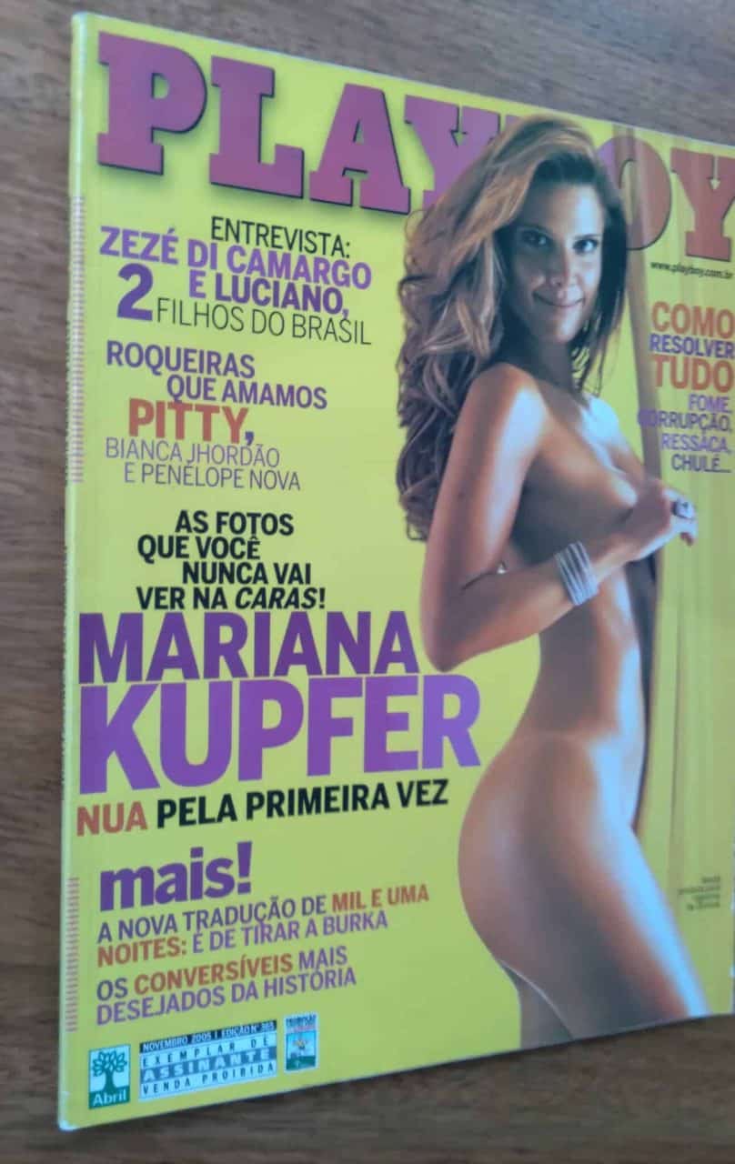 243S Revista Playboy 365. Poster Mariana Kupfer. Pitty Zezé di Camargo.