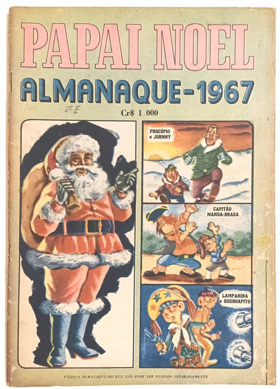 | Casa do Colecionador Almanaque de Papai Noel, Ebal -1967. HQ/Gibi/Almanaque