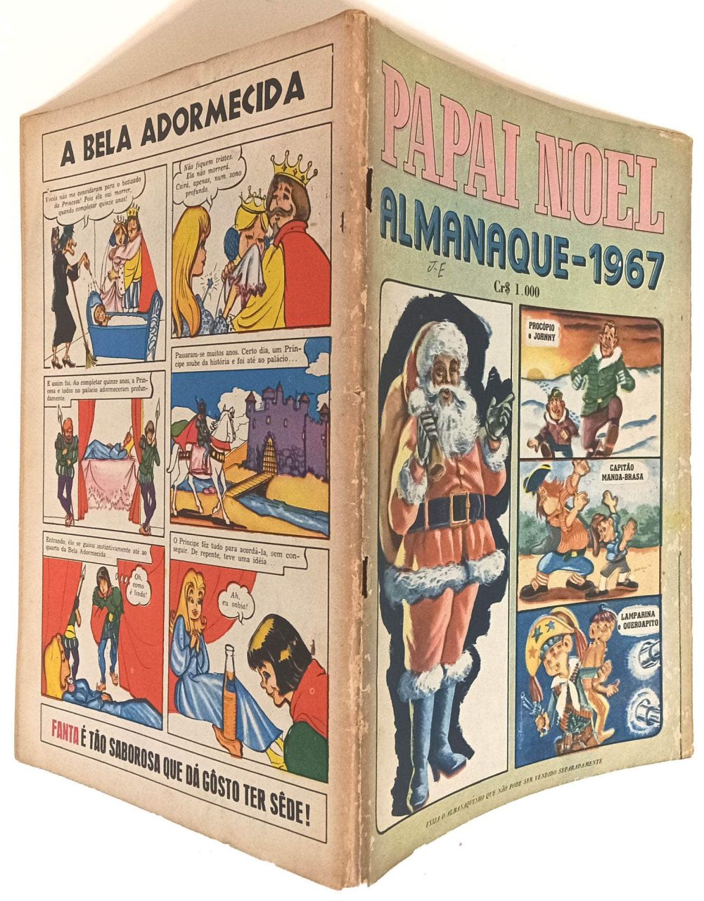 | Casa do Colecionador Almanaque de Papai Noel, Ebal -1967. HQ/Gibi/Almanaque