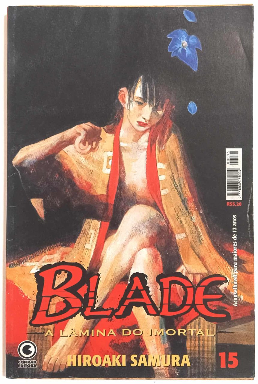 | Casa do Colecionador Blade: A Lâmina do Imortal nº15, Conrad-2004. HQ/Gibi/Mangá