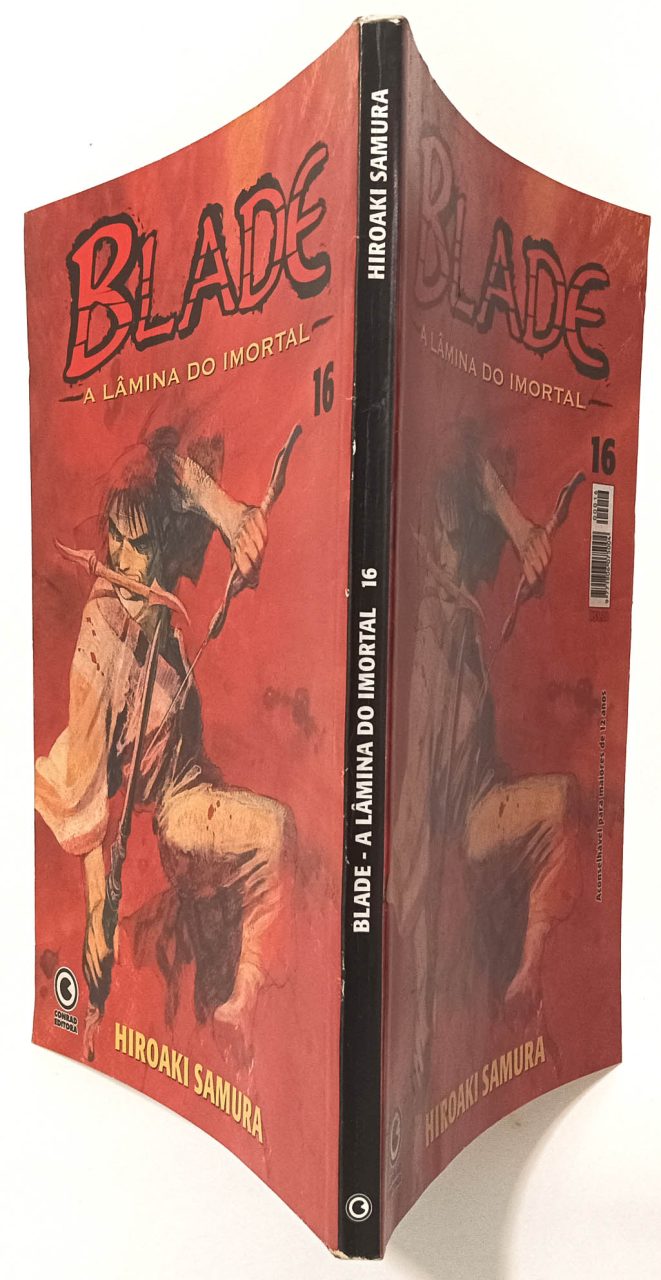 | Casa do Colecionador Blade: A Lâmina do Imortal nº16, Conrad-2004. HQ/Gibi/Mangá