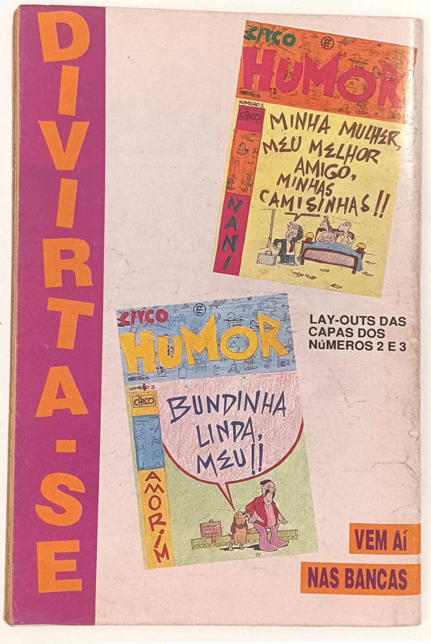 | Casa do Colecionador Circo Humor número nº 1, Circo-1993. Humor Erótico