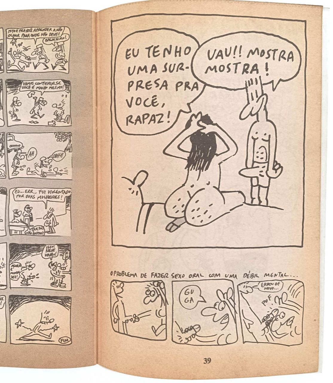 | Casa do Colecionador Circo Humor número nº 1, Circo-1993. Humor Erótico