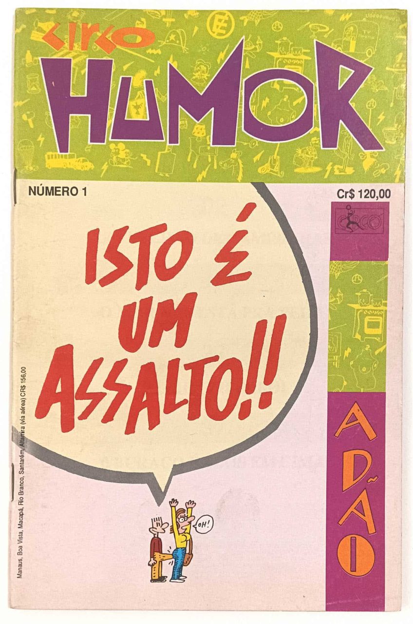 | Casa do Colecionador Circo Humor número nº 1, Circo-1993. Humor Erótico