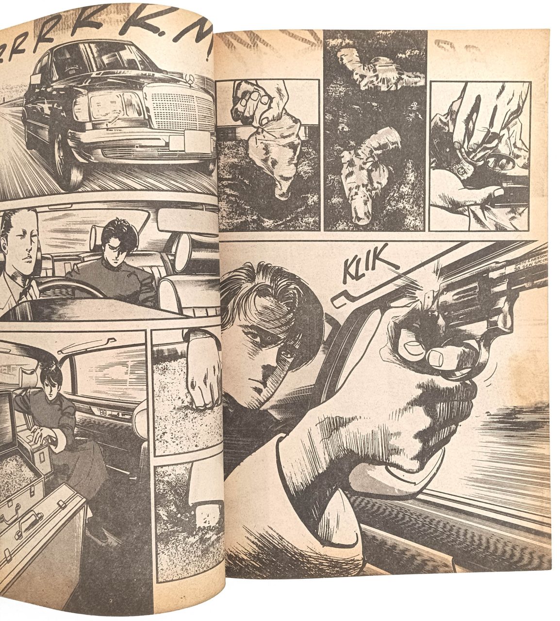 | Casa do Colecionador Crying Freeman nº 1, Nova Sampa-1990. HQ/Gibi/Mangá