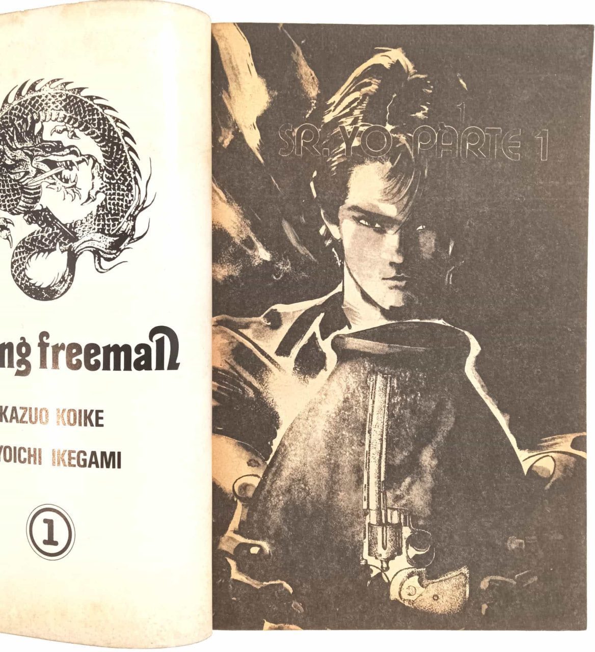 | Casa do Colecionador Crying Freeman nº 1, Nova Sampa-1990. HQ/Gibi/Mangá