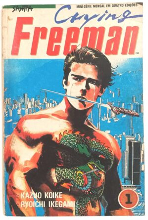 Crying Freeman nº 1, Nova Sampa-1990. HQ/Gibi/Mangá