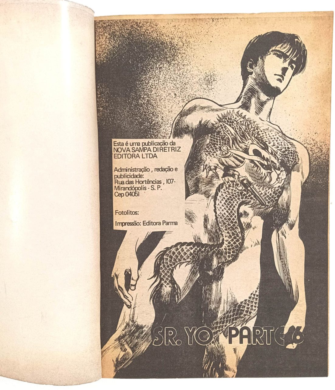 | Casa do Colecionador Crying Freeman nº 2, Nova Sampa-1990. HQ/Gibi/Mangá