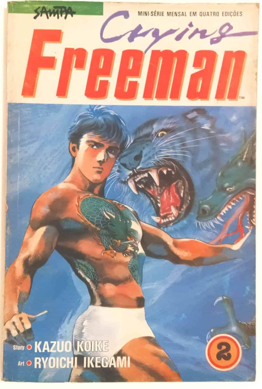 | Casa do Colecionador Crying Freeman nº 2, Nova Sampa-1990. HQ/Gibi/Mangá