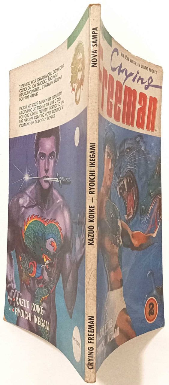 | Casa do Colecionador Crying Freeman nº 2, Nova Sampa-1990. HQ/Gibi/Mangá