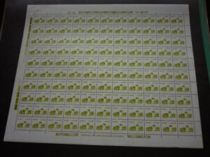 FOLHA COM 110 SELOS DO BRASIL .LOTE 16.