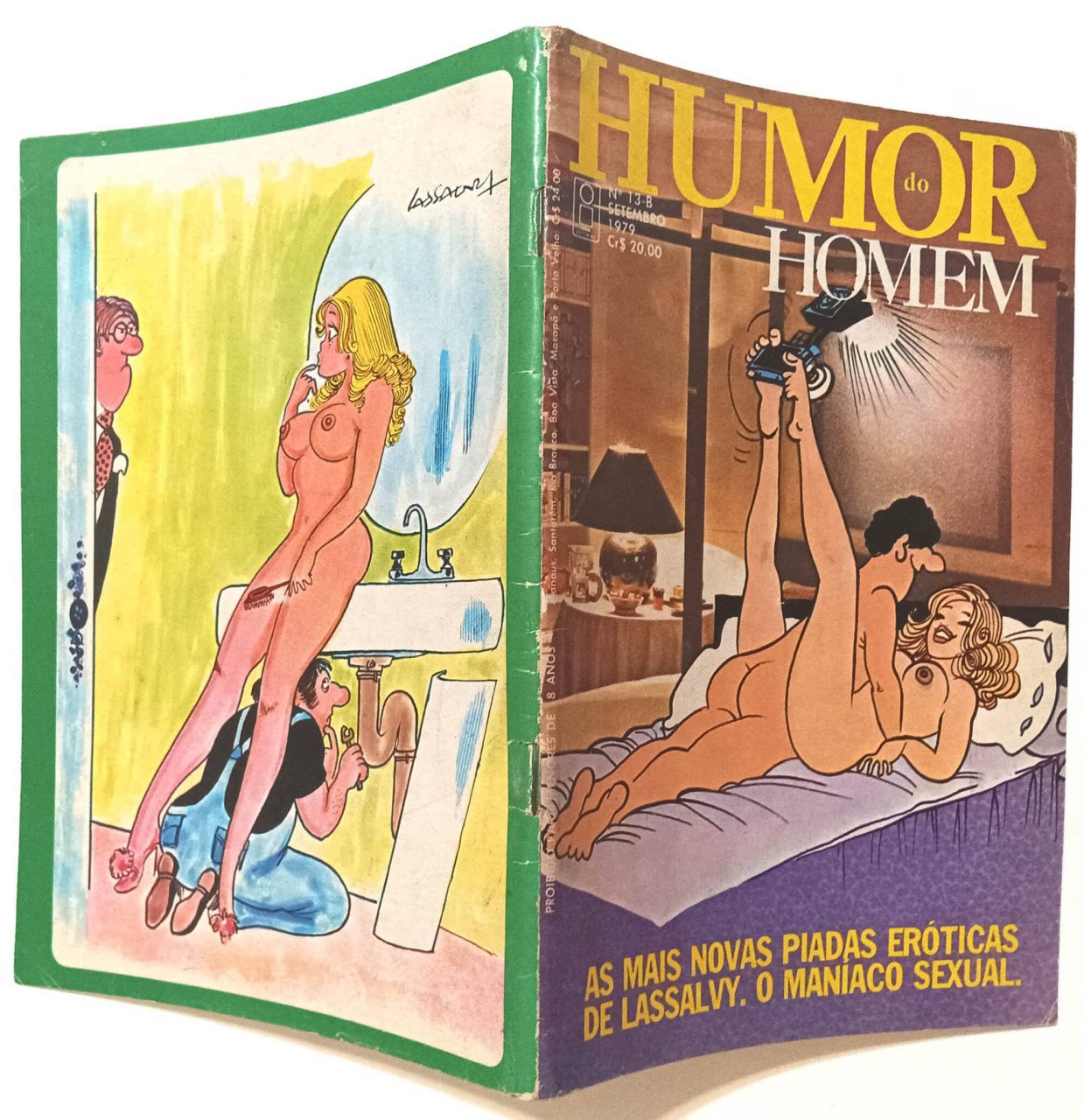 | Casa do Colecionador Humor do Homem nº 13-B, Ideia Editorial-1979. Humor Erótico