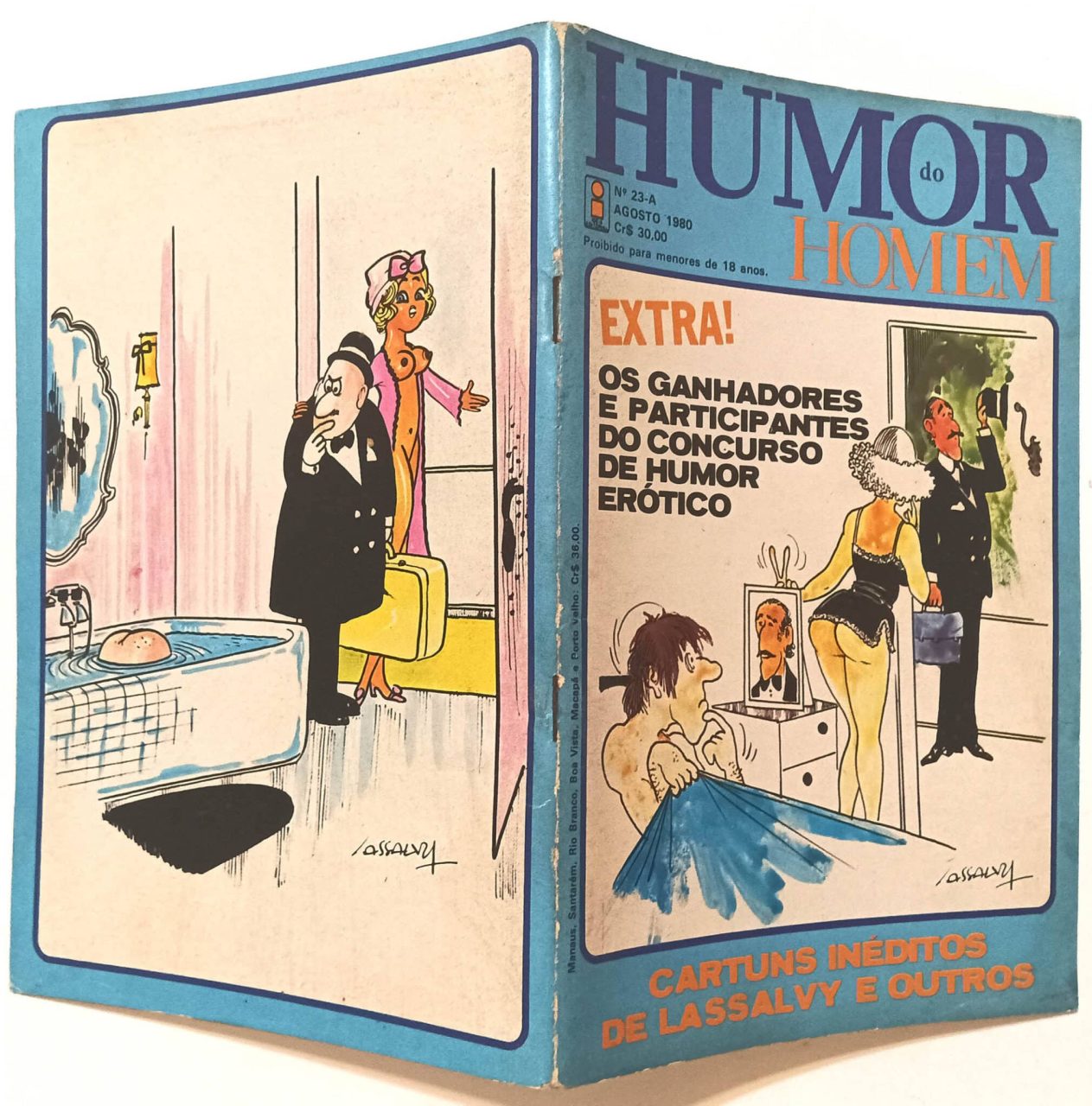 | Casa do Colecionador Humor do Homem nº 23-A, Ideia Editorial-1980. Humor Erótico