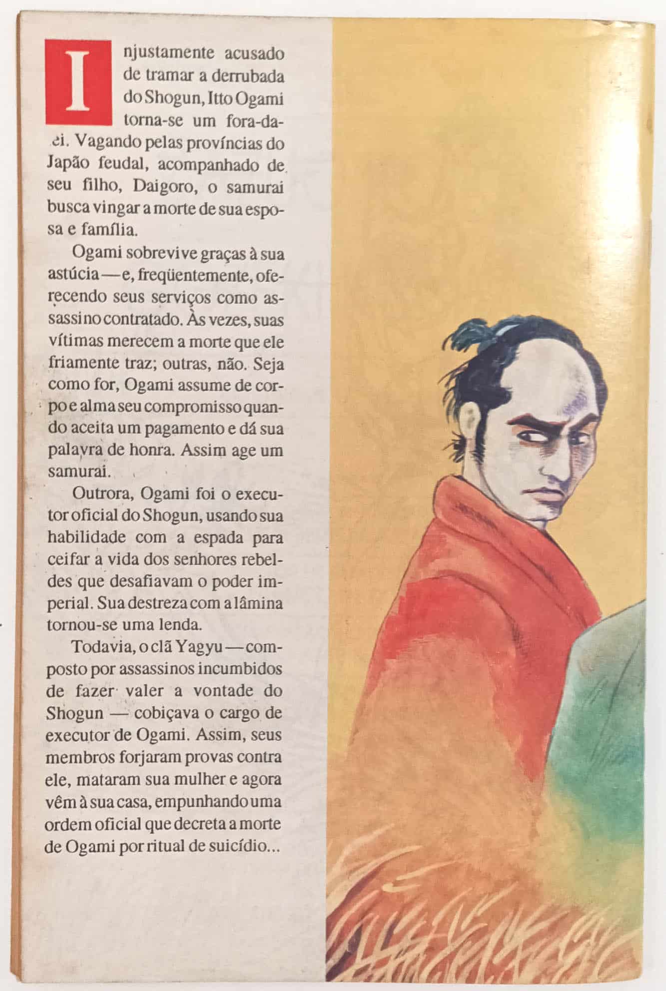 | Casa do Colecionador Lobo Solitário 2ª série, nº1, Nova Sampa-1993. HQ/Gibi/Mangá