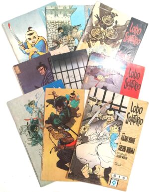 Lobo Solitário nº 1 ao 9, série completa, Cedibra-1988.HQ/Gibi/Mangá