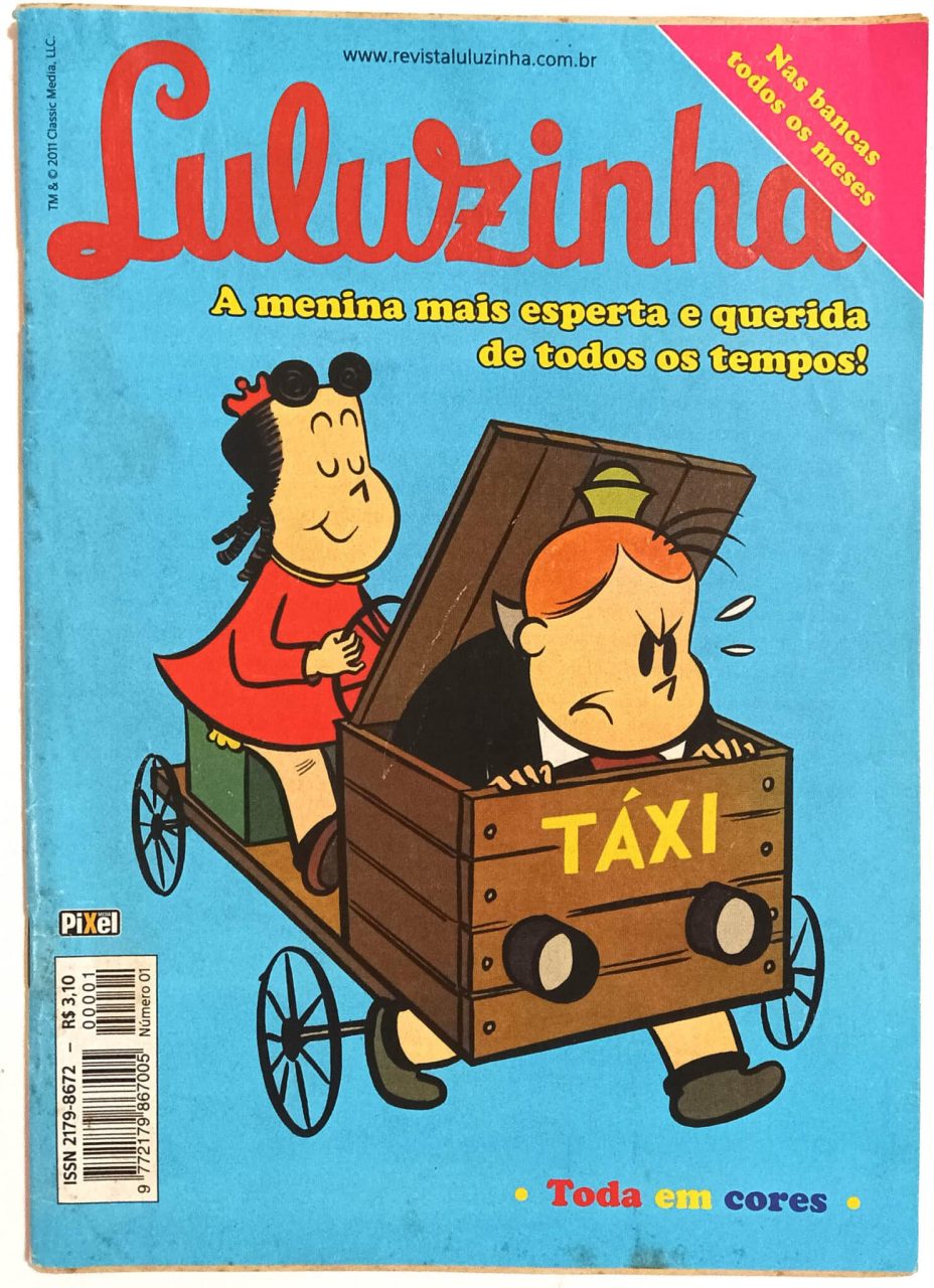 | Casa do Colecionador Luluzinha nº1, acompanha Almanaque Luluzinha, Pixel-2011. HQ/Gibi