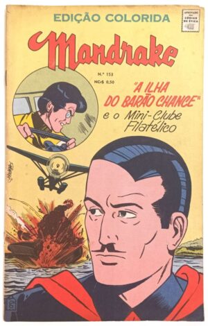 Mandrake nº 153 Rge-1969. HQ/Gibi