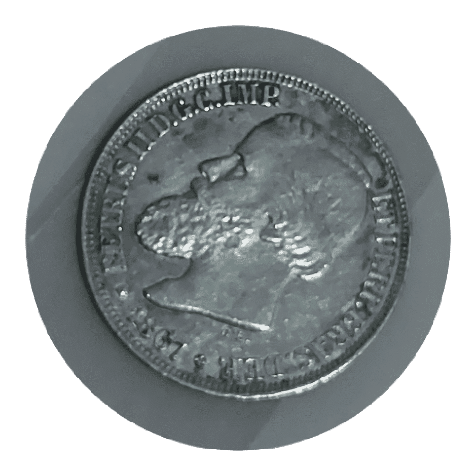 Moedas do mundo 200 Réis 1867 MBC SKU 404