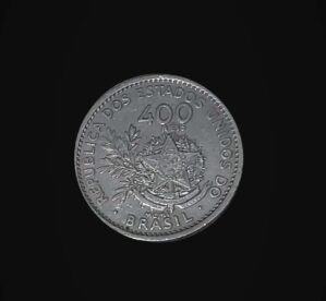 Moedas do mundo 400 Réis 1901 MBC *detalhes preservados* SKU 421