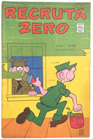 Recruta Zero nº 103, Rge-1971. HQ/Gibi