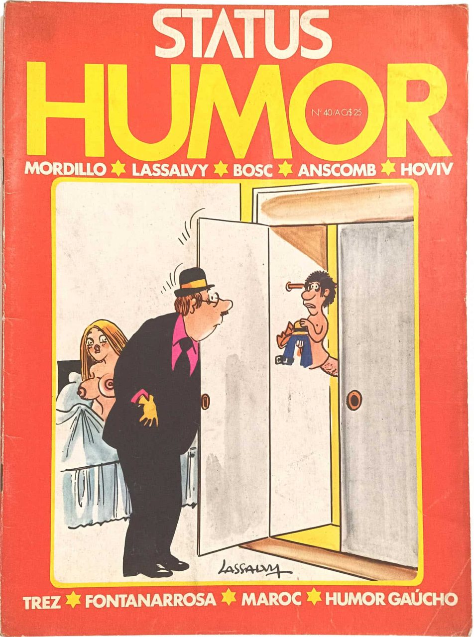 | Casa do Colecionador Status Humor nº 40/A, Editora Três-1977. Humor Erótico