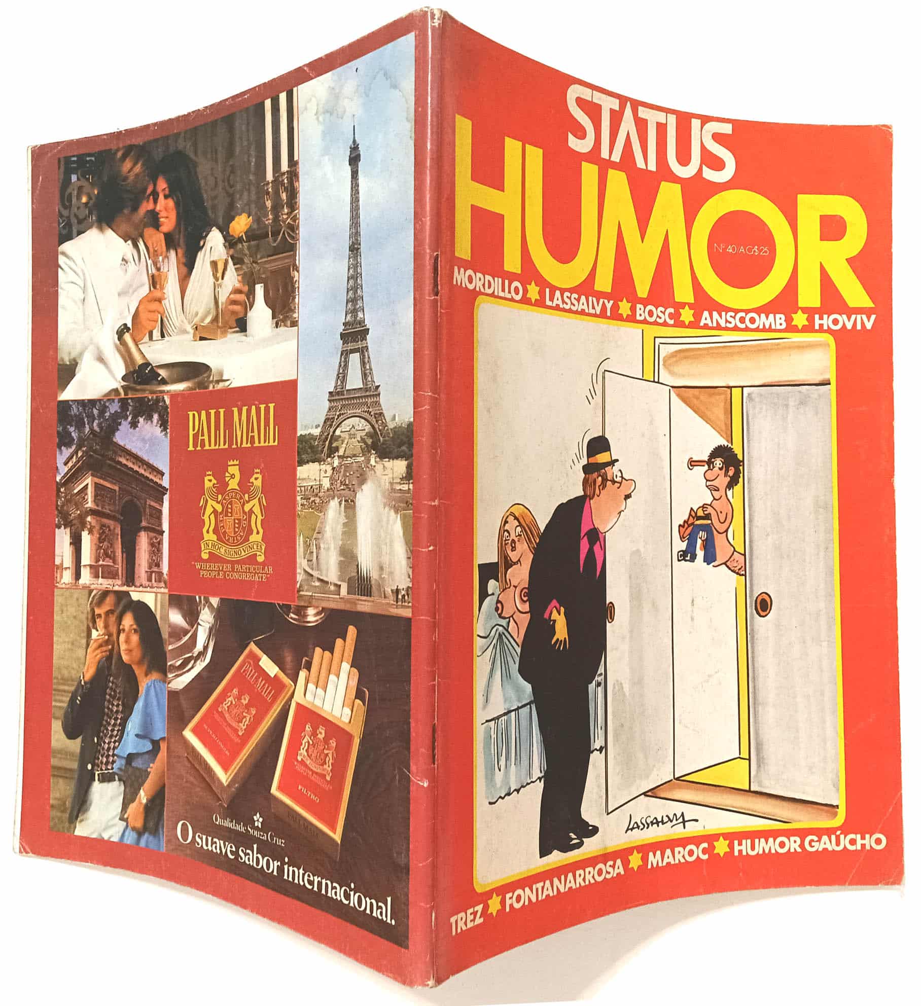 | Casa do Colecionador Status Humor nº 40/A, Editora Três-1977. Humor Erótico