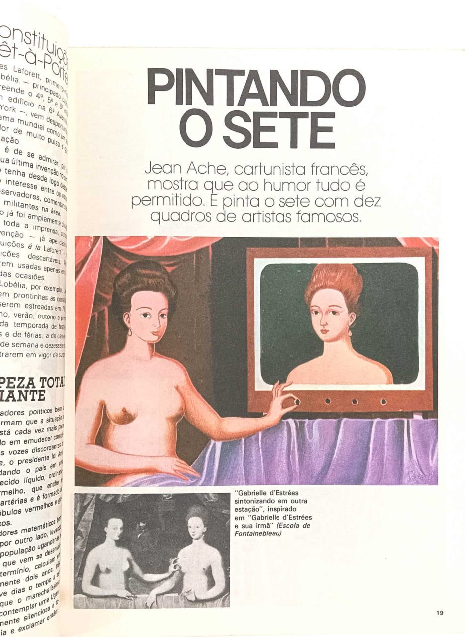 | Casa do Colecionador Status Humor nº 47/A, Editora Três-1977. Humor Erótico