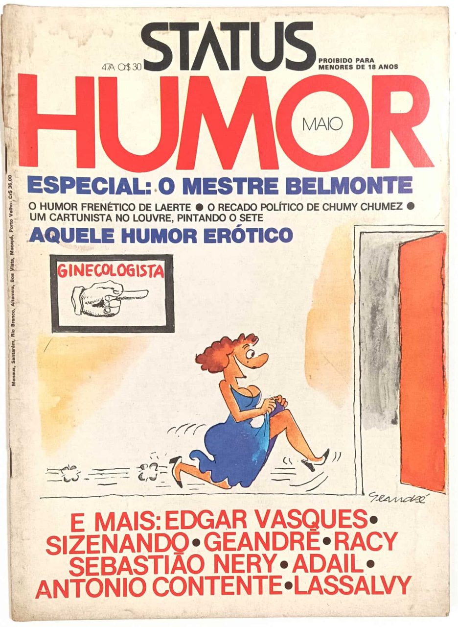 | Casa do Colecionador Status Humor nº 47/A, Editora Três-1977. Humor Erótico