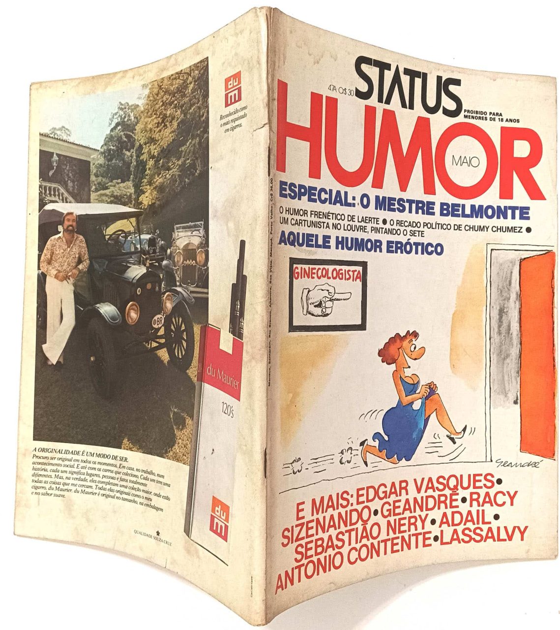| Casa do Colecionador Status Humor nº 47/A, Editora Três-1977. Humor Erótico